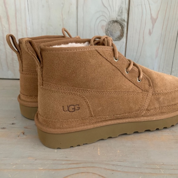 UGG NEUMEL MOC CHESTNUT CHUKKA BOOTS NEW - Picture 3 of 8